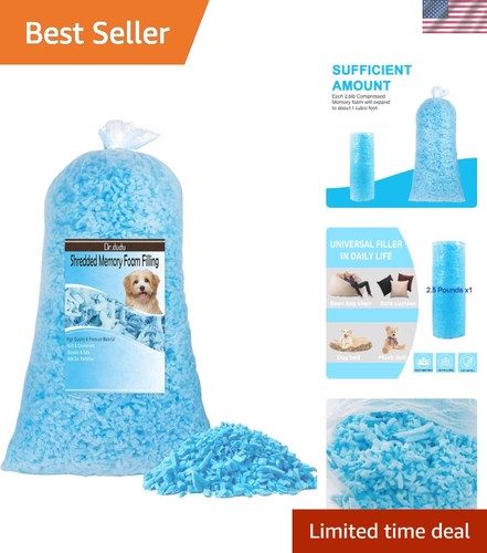 Versatile 5lbs shredded foam - 2.5lbs,