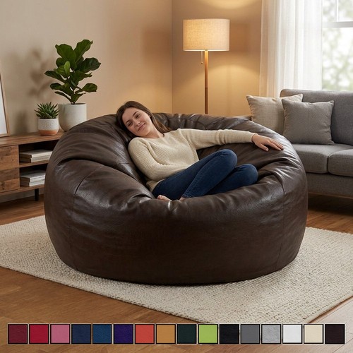 Faux leather large bean - faux,