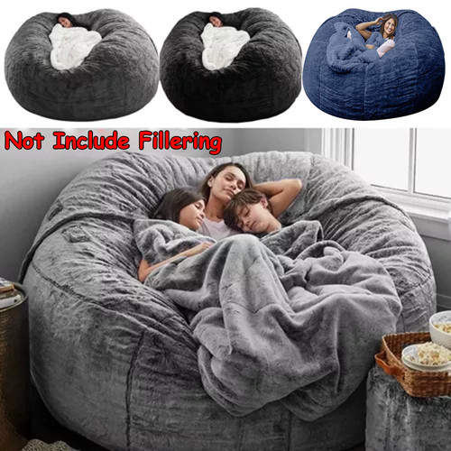 Fur bean bag - bean, soft