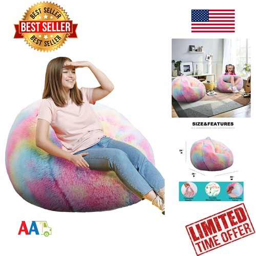 3ft round bean bag chair - round,