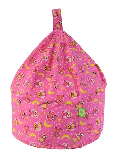 Kids owl bean bag 100 - bag, cotton