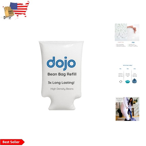 Dojo 100l bean bag refill - bean,